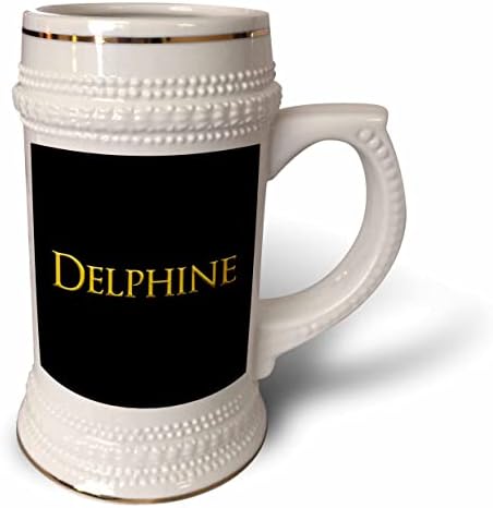 3дроза Делфин популарна дама име Во Америка. Жолта на црн подарок. - 22оз Штајн Кригла