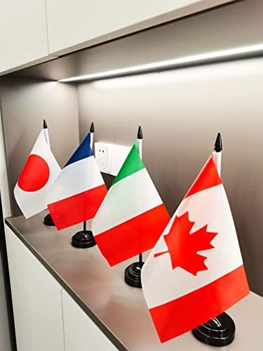 Поставено Знаме На дипломат Канада-Знаме На Маса Во Канада, Знаме На Канадско Биро, Канцелариско Знаме, Декорација на Маса, 8 х