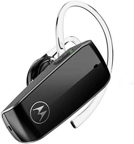 Motorola Bluetooth Earpiece HK385 во уво безжични моно слушалки со CVC контрола на допир за јасни говорни повици - IPX4 отпорен