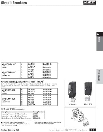 Мареј МП115ГФ 15-Засилувач 1 Пол 120-Волт Прекинувач За Заземјување