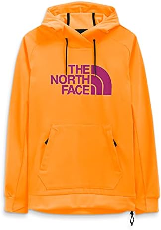 Северно лице за машко лого Текно, худи, живописно портокалово, х-мали редовни