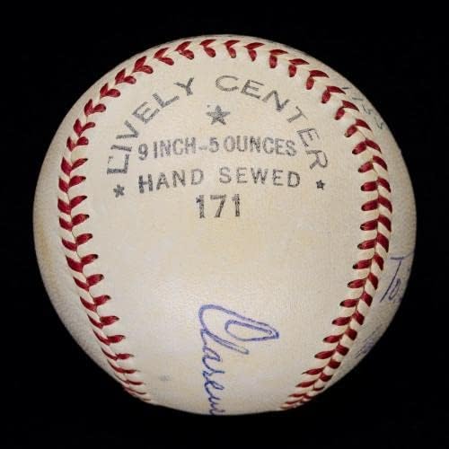 Познат Само Кларенс Роуланд Сингл Потпишан Бејзбол 1917 Вајт Сокс Д. 1969 ЏСА - Автограм Бејзбол