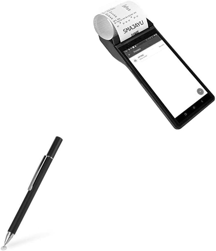 Boxwave Stylus Pen Компатибилен со Smajayu Android 10 рачен POS терминал - FineTouch капацитивен стилус, супер прецизно стилусно пенкало за Smajayu