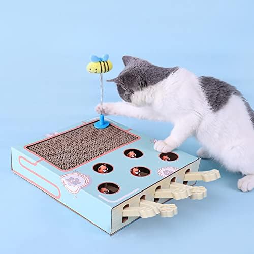 Интерактивни играчки за мачки, играчки за збогатување на мачки, игра играчка за мозаик за мачки за мон