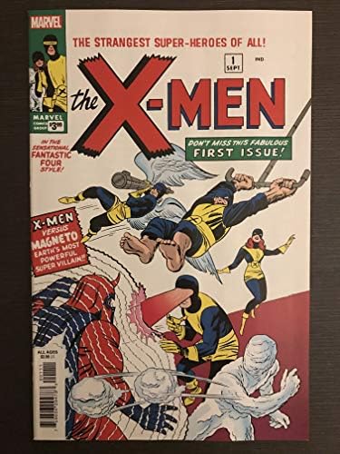 X-MEN 1 1963 2019 Препечатување на првата приказна и изглед на X-Men Cyclops Jean Grey Iceman Beast Profession X Archangel Marvel Comic
