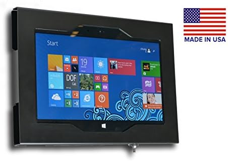 Dell место 10 Pro Security Wall Mount Motal Metal Et Metal со поддршка на VESA за киоск, ПОС, шоу, приказ на продавници