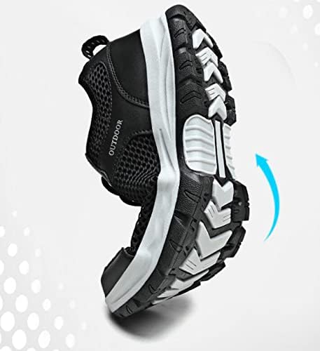 Патики за мажи што дишат лесни чевли за одење за мажи кои трчаат чевли за спортски салата за џогирање обучувачи