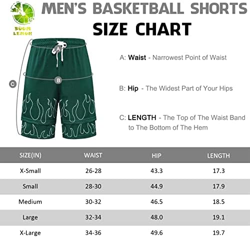 Бумломон машки кошаркарски шорцеви за вежбање во салата за атлетски шорцеви што трчаат графички печати обични кратки панталони