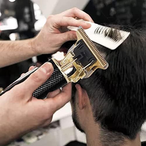 Тример за коса, Професионален Безжичен Електричен Машинка За Коса Алуминиумска Легура Пренослив За Дома За Мажи