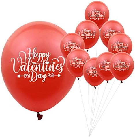 Амосфун Меморијални Балони 100 парчиња Латекс Печатен Балон Балони За Денот На Вљубените За Годишнината Од Свадбата Предлог