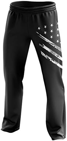 Тактичко снабдување со американски знаме со џемпери - џогери за мажи жени фитнес тренингот