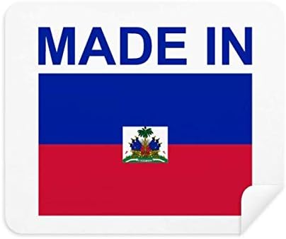 Направени Во Хаити Земја Љубов Чистење Крпа Екран Почиста 2 парчиња Велур Ткаенина