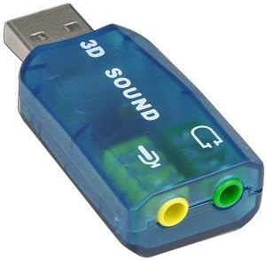 2-КАНАЛЕН USB 2.0 Надворешен Дигитален Звучен Адаптер-Приклучете Слушалки &засилувач; Микрофон Преку USB Порта!