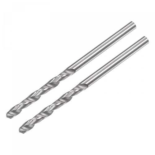 Uxcell Solid Carbide Twist Prist Bits, 3,4 mm C2/K20 Tunften carbide Straight Shank Spiral Flutes Drunding Cutter 2 парчиња