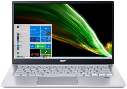 Acer Најновиот Swift 3 Тенок И Лесен Лаптоп -14 FHD IPS-11th Itel i5-1135G7 - Iris Xe Графика - 8GB DDR4-512GB SSD - Отпечаток Од