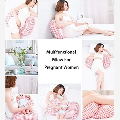 Перница за бременост, странична перница за породилно спиење, поддршка со двојни клинови со прилагодлива должина за тело, стомак, грб,