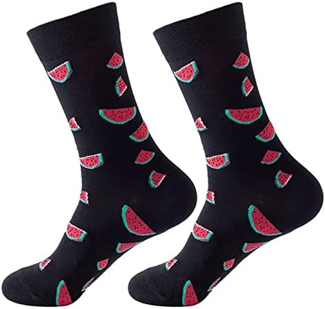 Womenените есен и зимско овошје печатеа средни чорапи со чорапи со памук