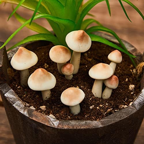 Светлечки светла од печурки минијатурни градинарски печурки отворено декор водоотпорен сјај во темниот декор на дворот за печурки