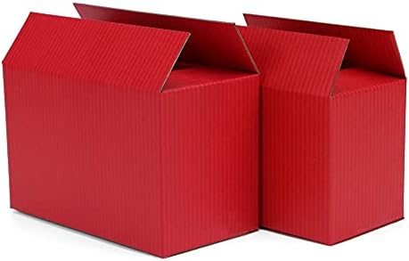 Шукеле ЛФЗ914 5 парчиња/10 парчиња Црвен Картон Складирање Брановидна Хартија Кутија За Пакување Ситници Кутија За Подароци Поддршка