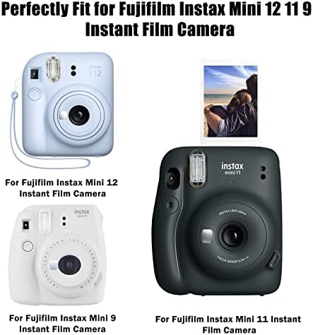 Заштитна Кутија За Fujifilm Instax Mini 11 12 9 Инстант Камера, Премиум Pu Кожна Торба Со Отстранлив Ремен, Футрола За Камера Со Мини