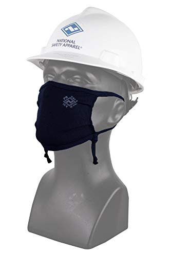 Национална безбедносна облека Mask2A-FK-5PK FR Control 2.0 Двоен слој Маска за лице со прилагодливи ушни јамки, отпорни на пламен,