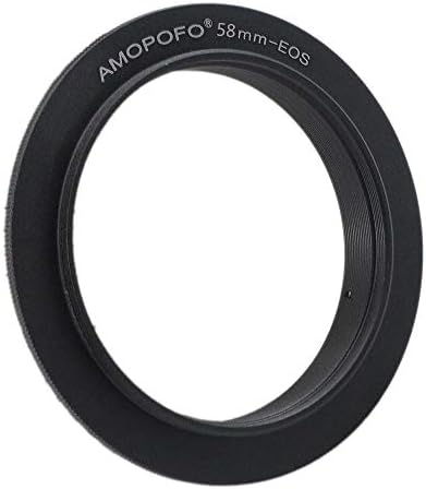 58mm Macro Lens Reverse Ring Compatible with for Canon EOS 90D 80D 70D 60Da 60D 50D 40D 30D T6 T7 T5 SL3 SL2 T8i T7i T6i T6s T5i with EF-S