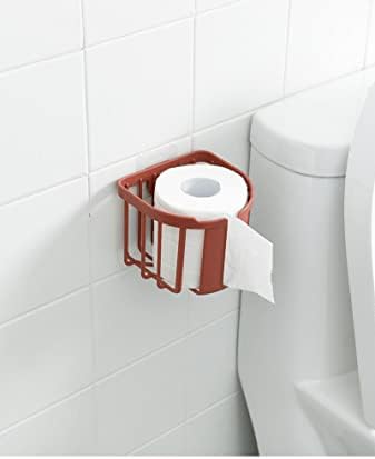 Лулер Мултифункционална Решетка За Складирање Тоалетна Хартија, Кутија За Тоалетно Ткиво, Држач За Тоалетна Хартија Монтиран На Ѕид,