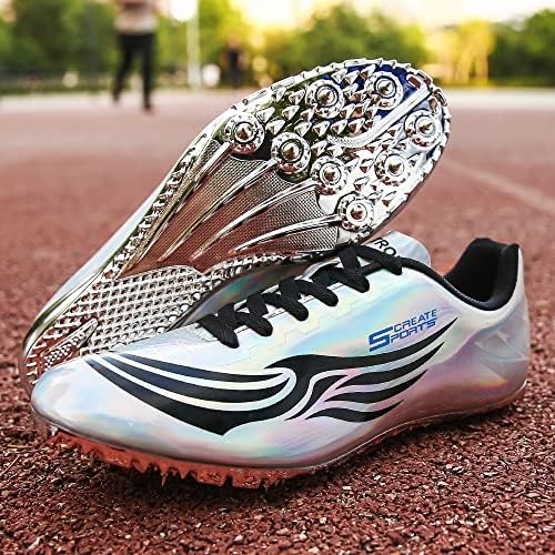 TheStron Unisex Track Spikes Running Sprint Shoes Track & Field чевли за мажи жени деца кул трки трчање патики