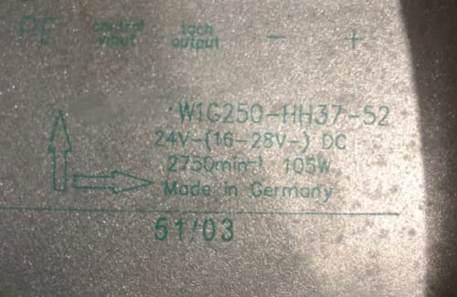 W1G250-HH37-52 24V 105W 2750rpm вентилатор за ладење