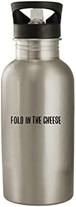 Производите од Моландра се преклопуваат во сирењето - 20oz шише со вода од не'рѓосувачки челик, сребро