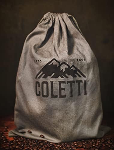 Coletti Cerakoted Camping French Press - Голем изолиран производител на кафе со француски печат - Метален камп кафе -печат/тенџере - 10 чаша -