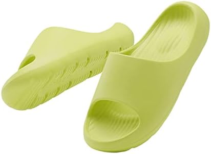 Женски влечки со цврста боја, обична дебела дебела дно, мека единствена бања, анти -лизгачки чевли за бања, лето палка за двојки