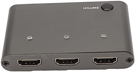 Зунате HDMI Прекинувач 3 во 1 Надвор, 4K UHD HDMI Прекинувач Сплитер, 3gbps Пренос HDMI Прекинувач Кутија Центар ЗА PS5 PS4 Xbox Двд Плеер