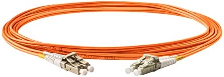 SpeedyFibertx - 6 -пакет 0,20 метар мултимод OM1 дуплекс LC до LC кабел за лепења од влакна, Corning OM1 62.5/125 Оптички влакна,