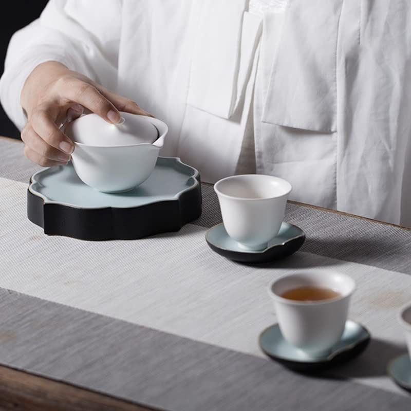 Керамички керамички преносен чај сет за домаќинство, случајно подарок сет чај сет за прием чај сет