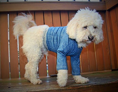 Мози панталони маица за кучиња, панталони за кучиња, алтернатива за е-јака, пижами за кучиња, х-силно куче, сина