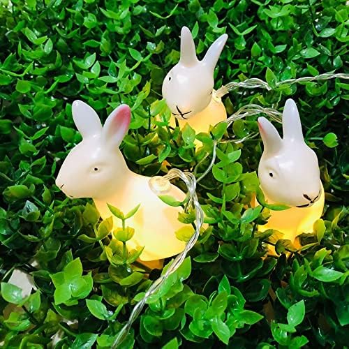 Yiisu ги предводеше Велигденските зајачиња жици за внатрешен двор за декорација на прозорецот
