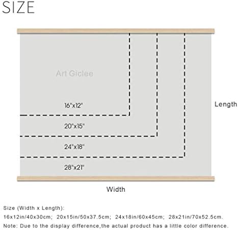 Kocreat Post Импресионизам бадем цвета wallид уметност ван Гог масло сликарство постер-циклус платно отпечатоци со дрвен свиток дома декор 16x12inch