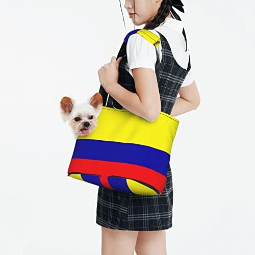 Домашно Милениче Куче Превозникот Чанта Колумбискиот Знаме Кутре Мали Средни Куче Носење Торба За Носење Миленичиња Мачка Превозникот