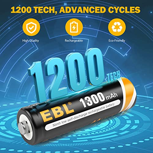 Battл Batt Батерија на Полнење 1300мах Нимх Батерии 12 парчиња и 1100мах Батерии на Полнење 8 парчиња Комбо