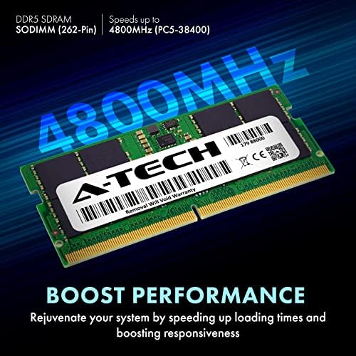 A-Tech 64 GB комплет RAM меморија компатибилен за ASUS TUF Gaming F17 FX707 Gaming Laptop | DDR5 4800MHz PC5-38400 SODIMM 2RX8 1.1V 262-PIN Не-ECC SO-DIMM MEMORY UPGRADE