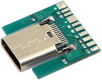 Cablecc DIY 24PIN USB 3.1 Тип Ц Женски Приклучок КОНЕКТОР SMT Тип СО Компјутер Одбор