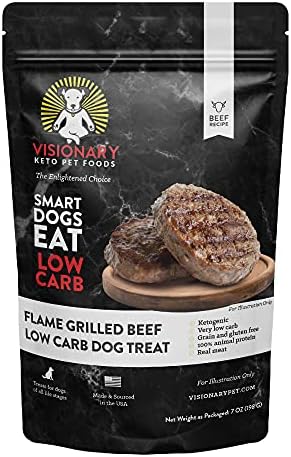Визионерска храна за домашни миленици со ниско јаглеродско кучиња третмани | Крцкави бисквити од говедско месо | Идеално за обука