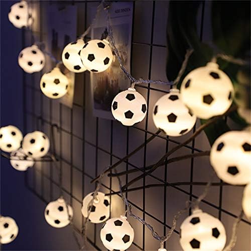 Wybfztt-188 LED фудбалски топки Стринг гарланд декорација спални дома тема забава