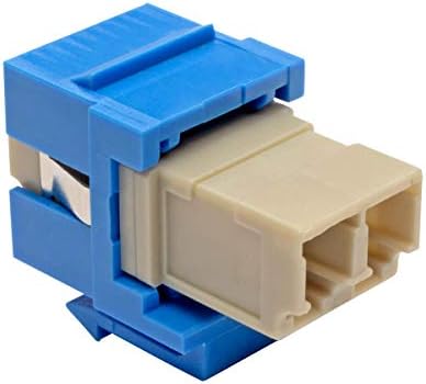 Tripp Lite Duplex Multimode Fiber Compler, Keystone Jack, LC до LC, сина боја
