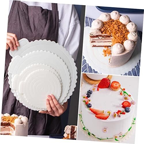 Абаодам 2 парчиња Торта База Палети Торта Послужавник Свадба Торта Плочи Торта Круг Послужавник Еднократно Торта Одбори Роденден Торта Одбор Пластична