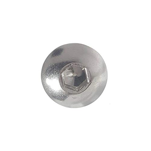 1/4-20 x 7/8 копчиња за капаче на копчињата од глава од не'рѓосувачки челик Ален штекер 50