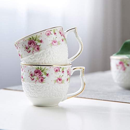 Депила керамички чај сет цветен чај сет британски попладневен црн чај сет загреана керамика чајник коска чај чаши чај чај со