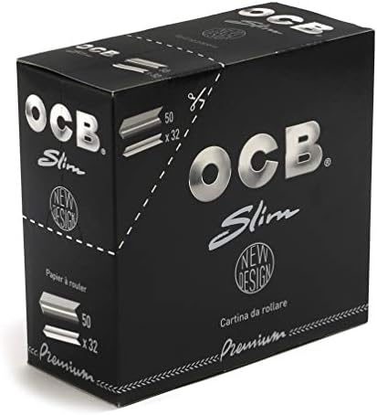Ocb Премиум Кралот Големина Тенок Тркалање Хартија Целосна Кутија од 50 Пакувања