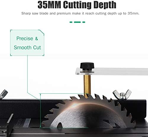 Xixian 110-240V Мултифункционална табела Saw Saw Mini Desktop Saw Cutter Electric Cutting Machion со прилагодување